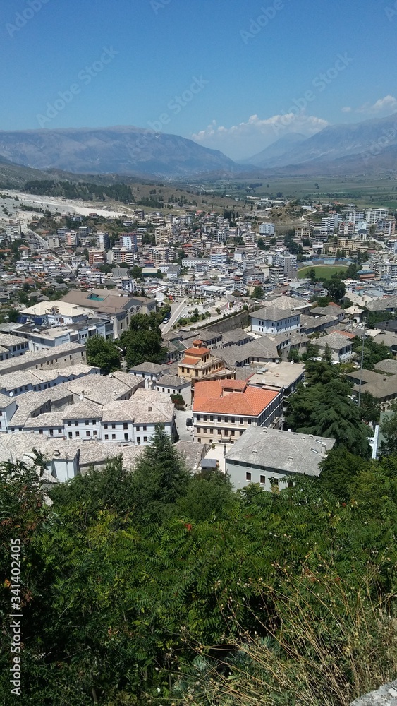 Naklejka premium miasto