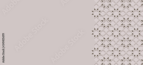 Arabic arabesque design greeting card for Ramadan Kareem,Islamic ornamental detail of mosaic,vector illustration