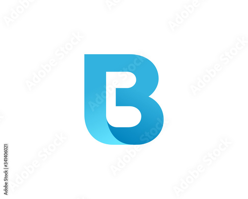 Letter B logo icon design template elements photo