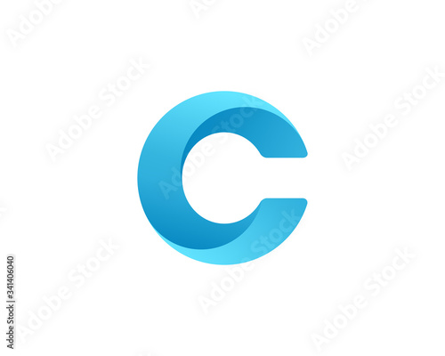 Letter C logo icon design template elements photo