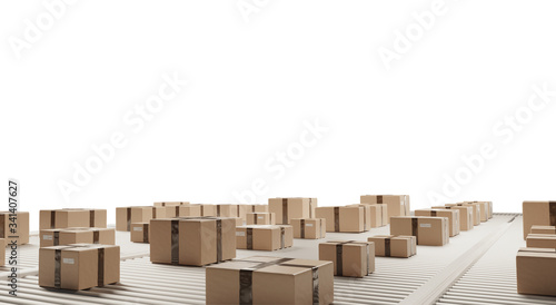 postal parcel logistics shi...