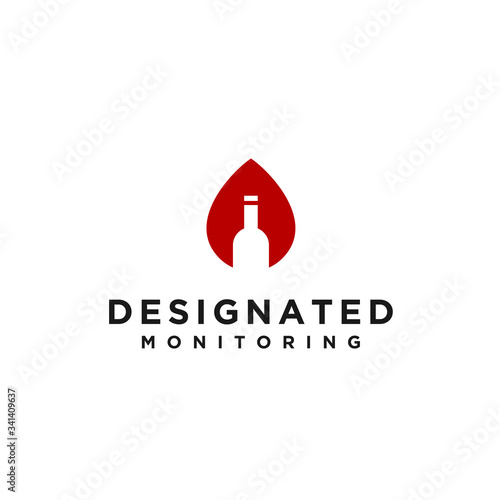 drop wine logo vector designs