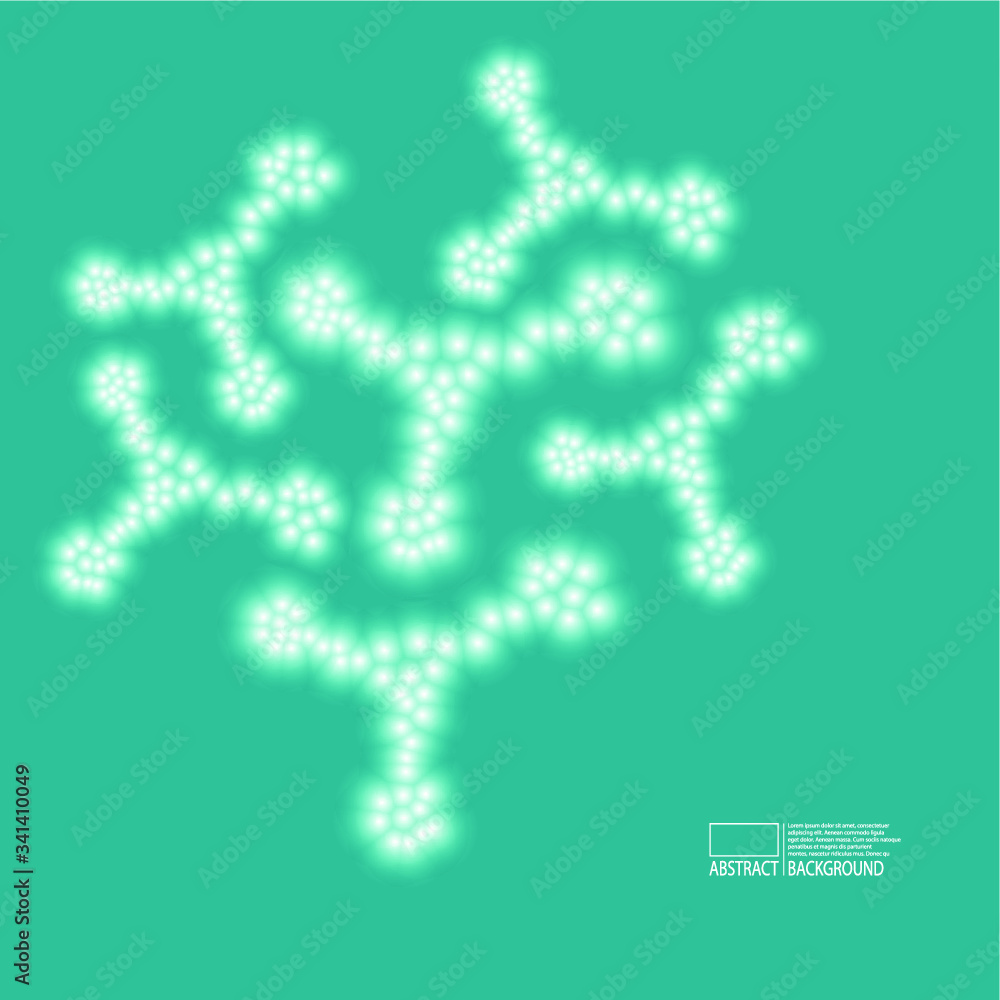 Movement of DNA molecules. Medicine science technologies with spare place for text. Biotechnology and chemistry concept vector illustration Movement of DNA molecules. Medicine science technologies with spare place for text. Biotechnology and chemistry concept vector illustration