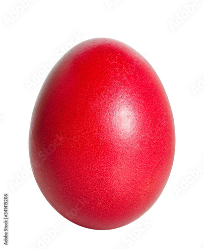 Canvas Print red easter egg