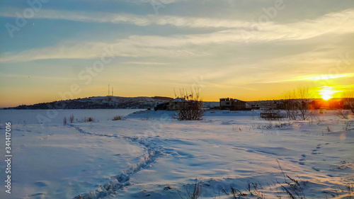 sunset in the winter © Руслан Шайхутдинов