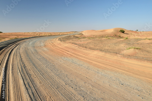Straße in der Wüste