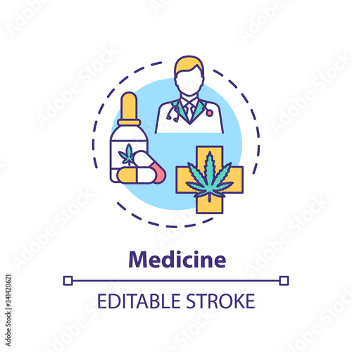 Medicine concept icon