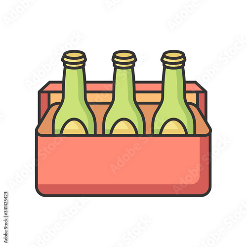 Beer RGB color icon