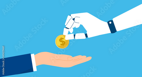 生成AIによる業務効率化とコスト削減のイメージ