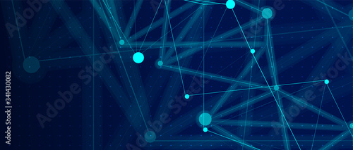 Technology data background, idea of global business solution