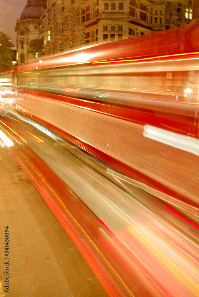 A red london doubledecker. A red london doubledecker.