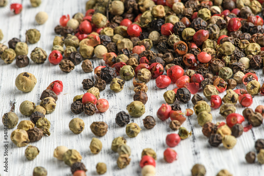 various kinds of pepper various kinds of pepper