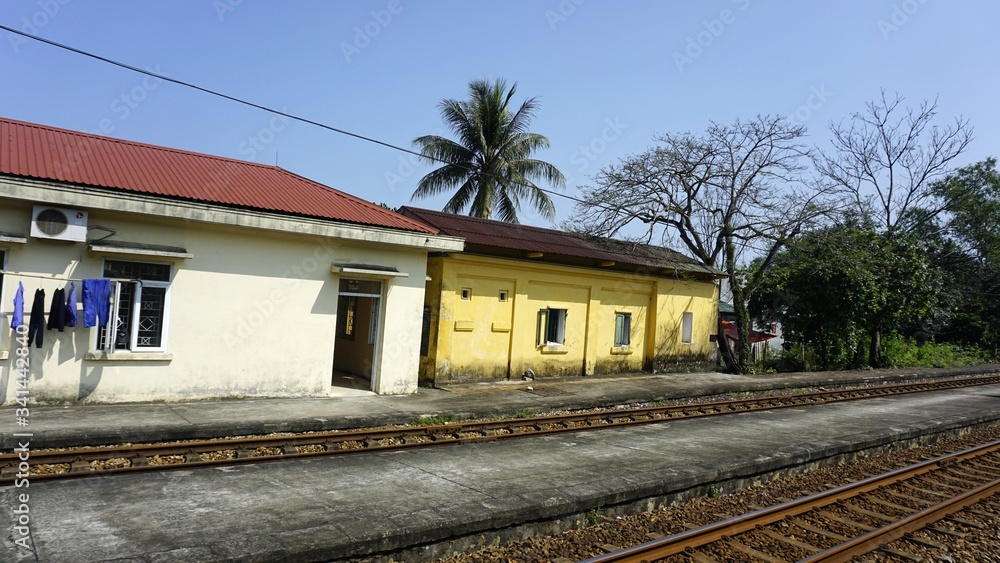 hue train station in vietnam