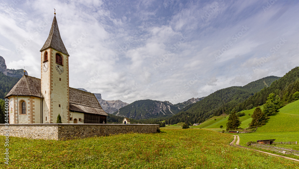 View from the meadows of the Parish Church of San Vito