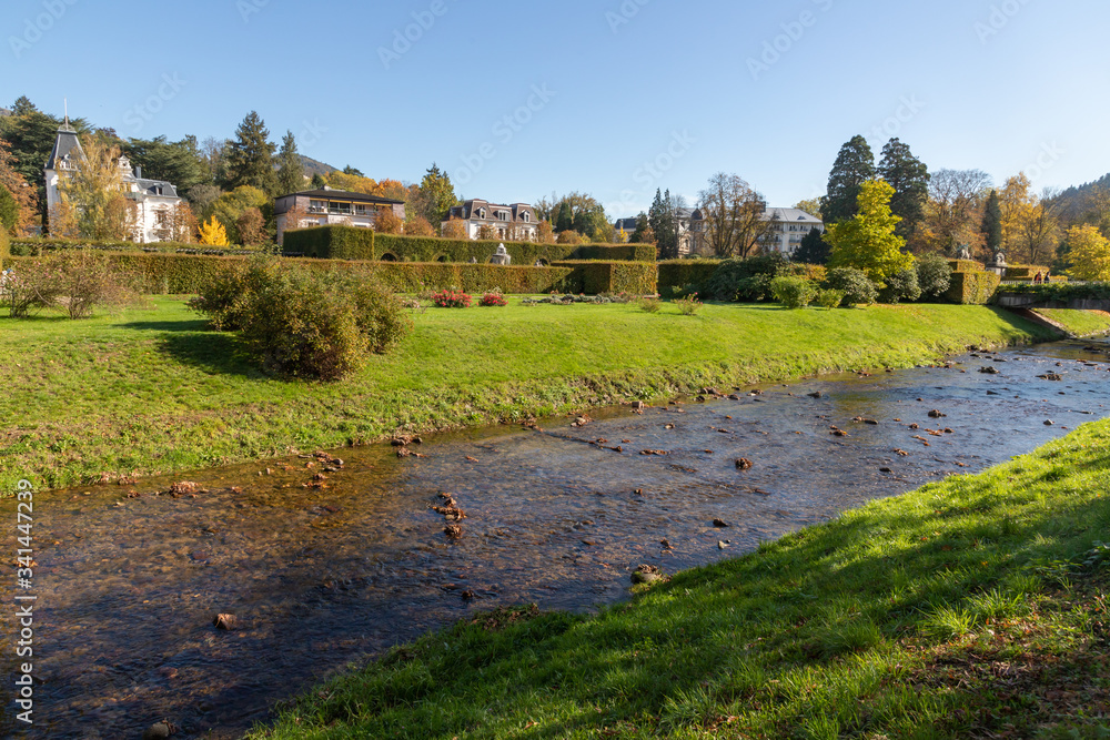 River around Bade-Baden village