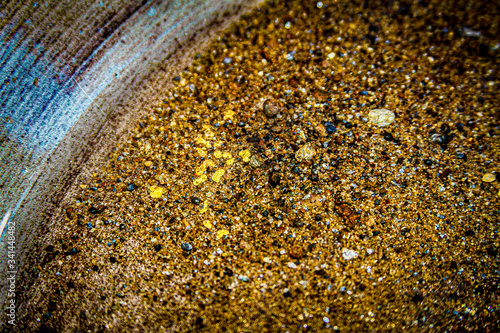 Canvas Print Gold Panning