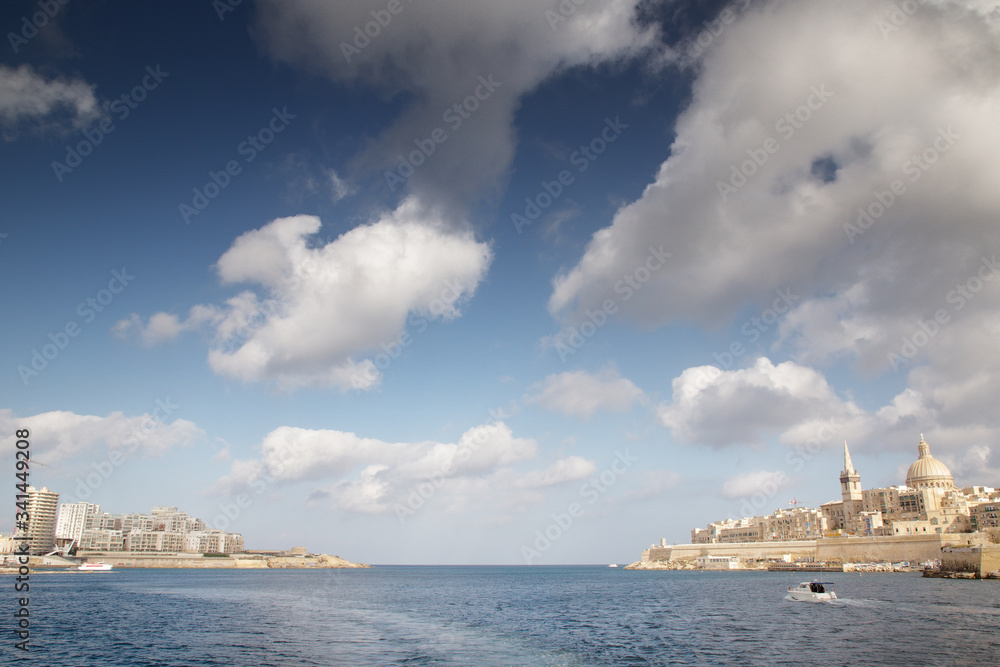 two points of the island of malta
