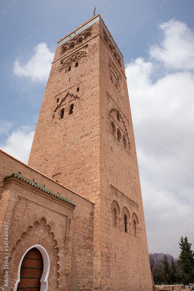 Kasbah or Koutobia Mosque, Marrakech, Morocco