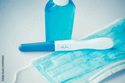Positive pregnancy test in coronavirus pandemic