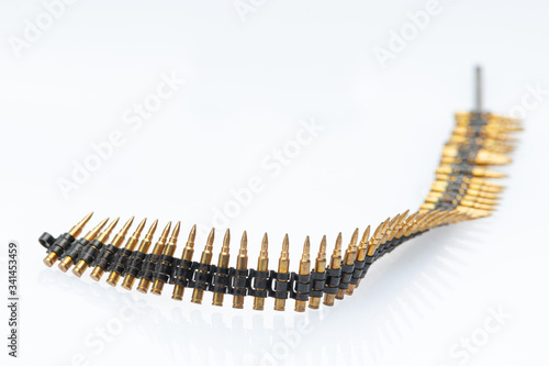 Military machine gun belt AK