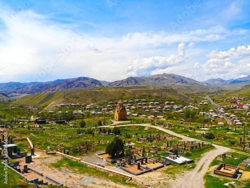 Areni village in south of Armenia . Place where Armenian wine produced. 360 panoramic