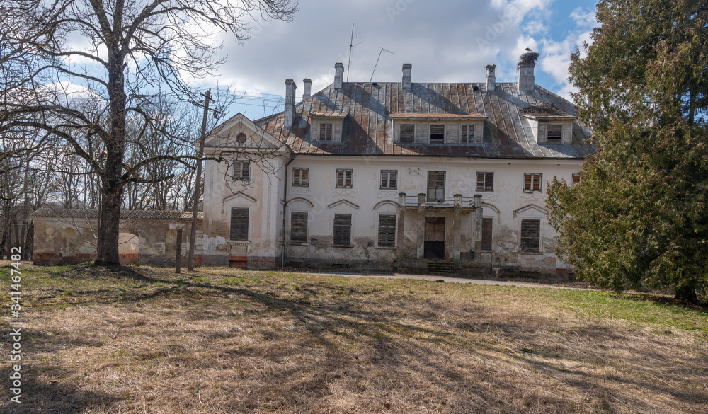 abandoned manor europe estonia