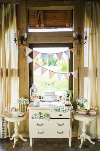 Wedding decor cake table 