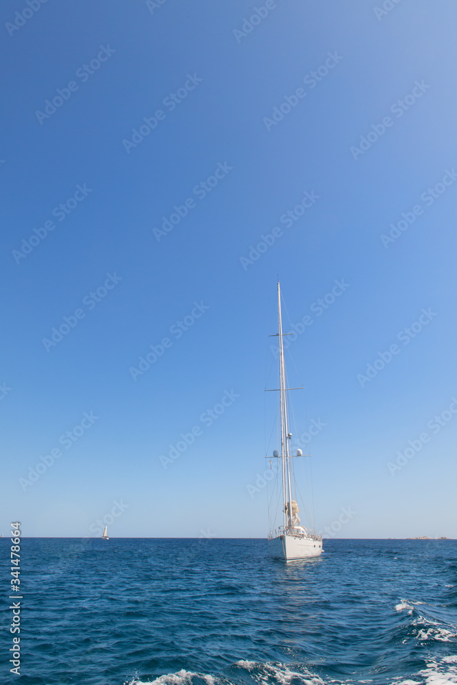 Fototapeta premium Sail boat at sea
