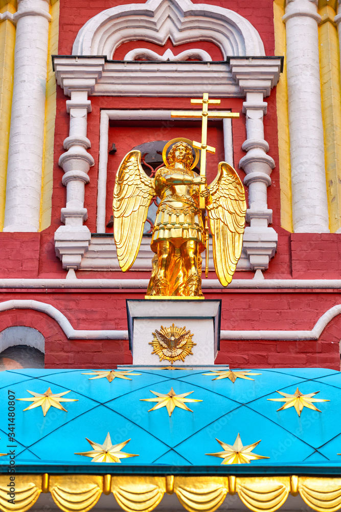 The Resurrection Gate in Moscow , in front of famous Red Square
