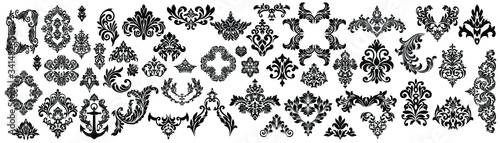 Vector French Luxury rich intricate ornaments. Victorian Royal Style decor © Mila star 