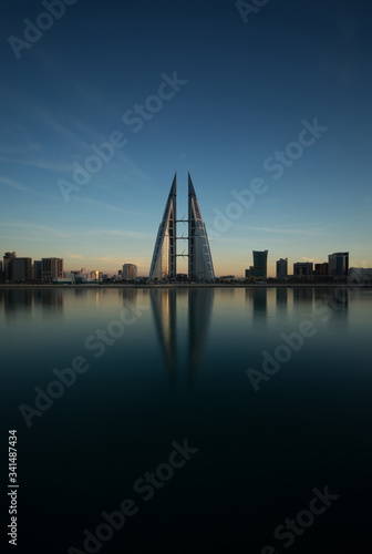 Beautiful Bahrain with iconic buildings
