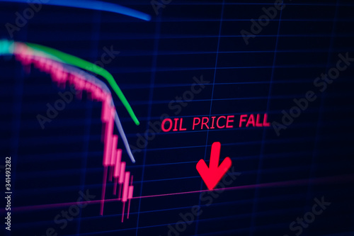 Oil barrel price falling down for economical crisis in stock market