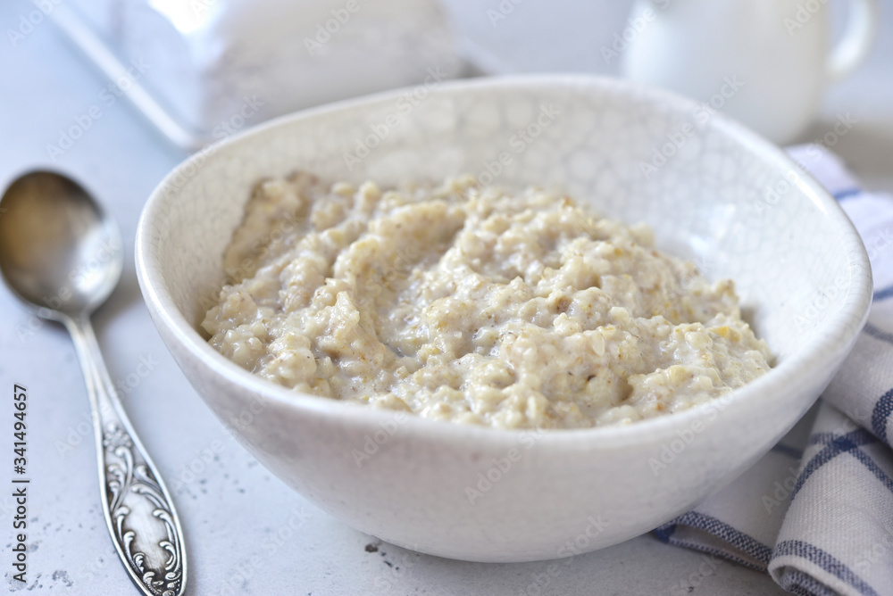 Oat porridge for a breakfast. Oat porridge for a breakfast.