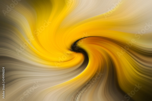 Colorful image swirl. Looks suspicious. Can be used as a beautiful background image.Yellow tone