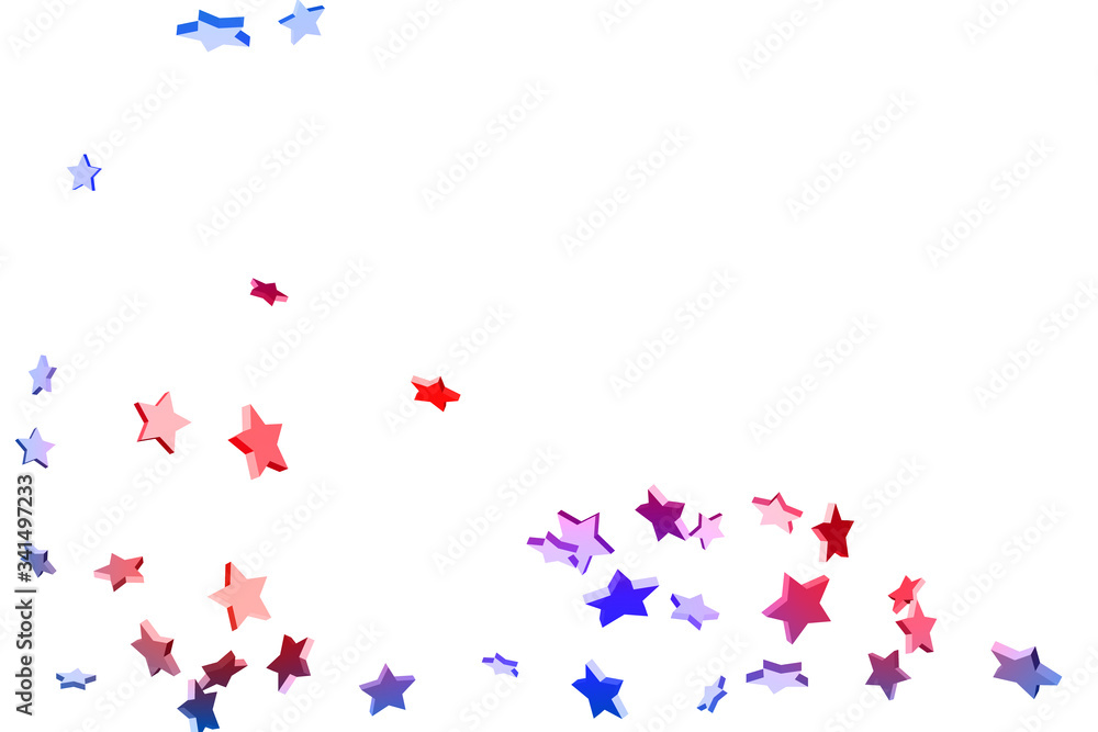 Abstract confetti flying star. Abstract confetti flying star.