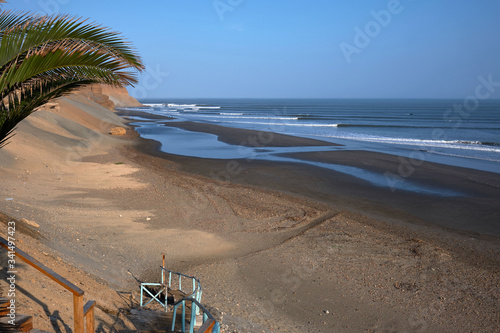 Stairs to the surfbreak at Chicama photo