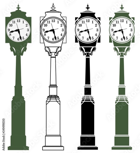 Wise Clock in front view