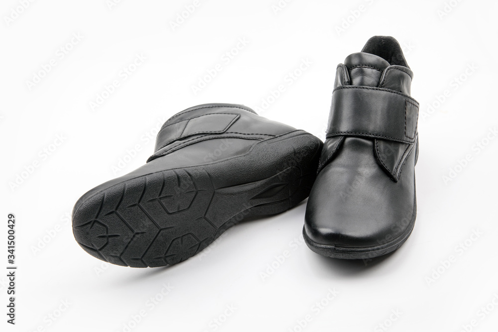 Modern black shoes