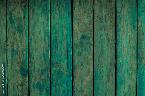 wooden green background. Empty wooden background. Wood texture
