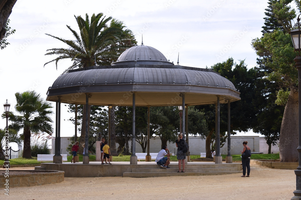 Genoves park in Cadiz capital. Andalusia. Spain. Europe.