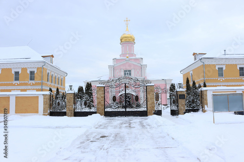 Принти на полотні Winter Trinity-Odigitrievskaya Desert, Holy Trinity Church, Novofyodorovsky Sett
