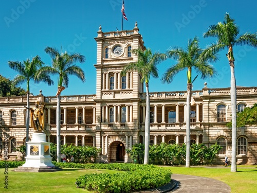 House of the Heavenly King was designed as a palace and built in 1874. It was never used and now houses the Supreme Court of Hawaii.