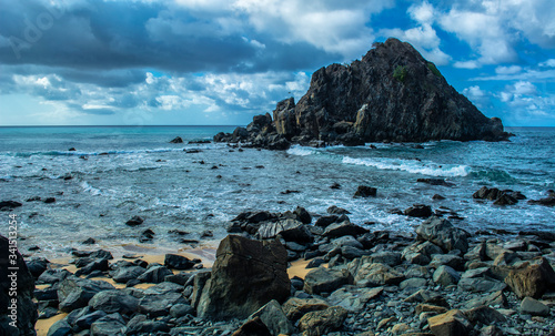 Conceicao Beach (Praia da conceição), in Fernando de Noronha, Brazil. photo