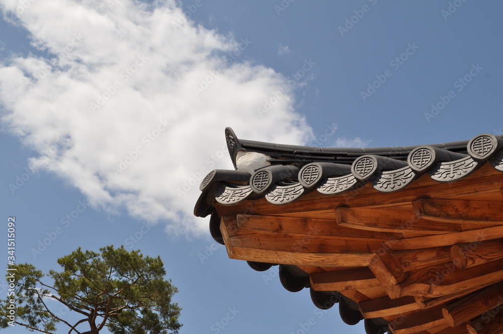 한국의 전통 건축, 한옥, 전통스타일 Stock Photo | Adobe Stock