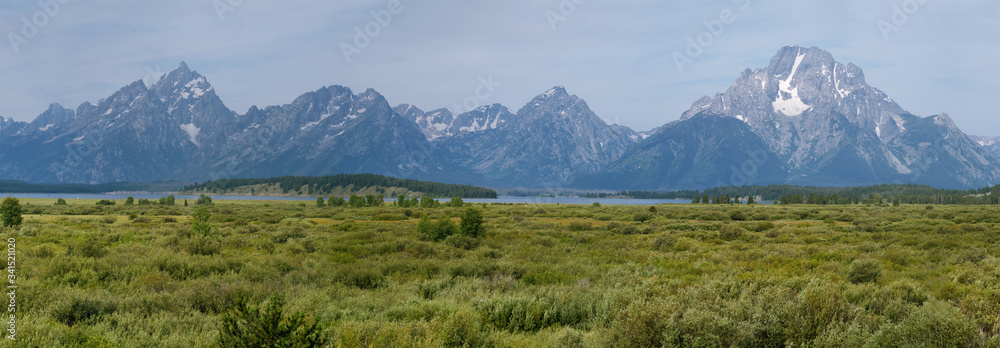 Tetons Range in Wyoming, USA