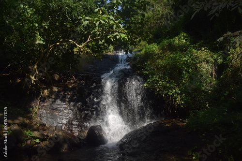 Beautiful stream between the rocks