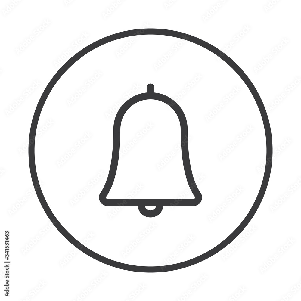 Bell icon vector. Notification symbol. Bell icon vector. Notification symbol.