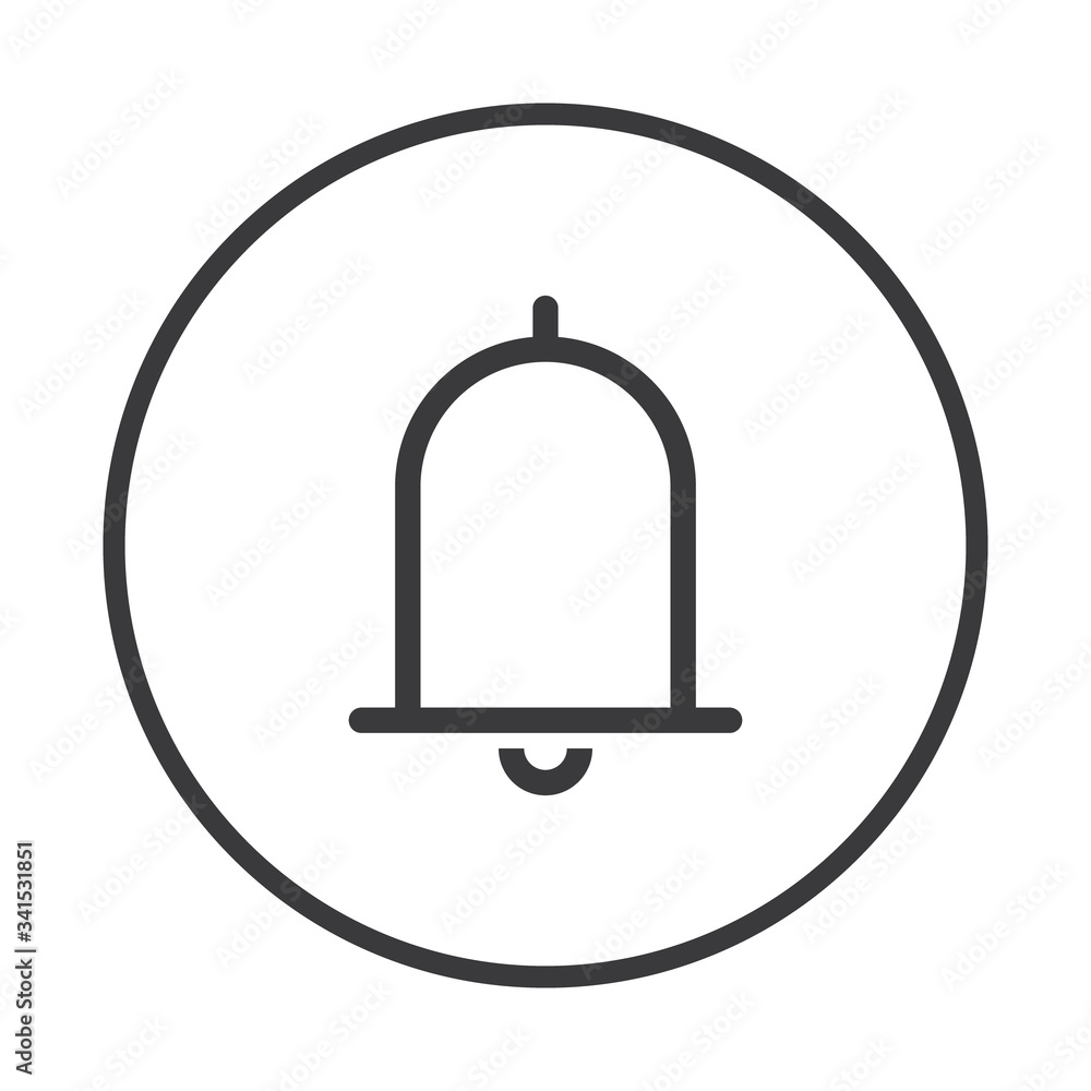 Bell icon vector. Notification symbol. Bell icon vector. Notification symbol.