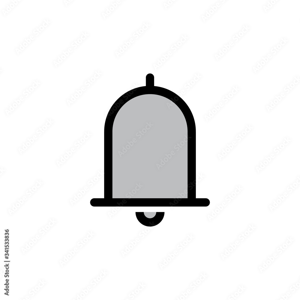 Bell icon vector. Notification symbol. Bell icon vector. Notification symbol.