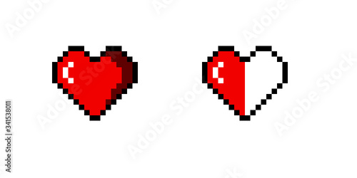 Pixel heart games